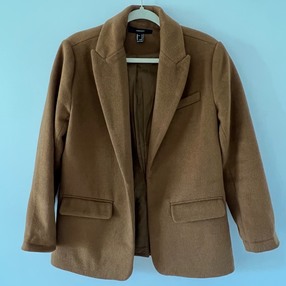 Velvet Brown Blazer - Picture 2 of 5